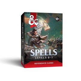 Wizards of the Coast D&D Reference Cards: Spells 1 (Level 0-1)