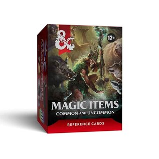 Wizards of the Coast D&D Reference Cards: Magic Items (Common and Uncommon)