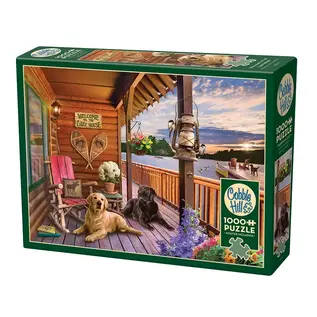 Cobble Hill Welcome to the Lakehouse 1000 pc Puzzle