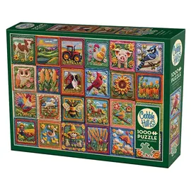 Cobble Hill Country Life Crochet 1000 pc Puzzle