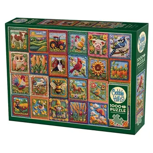 Cobble Hill Country Life Crochet 1000 pc Puzzle
