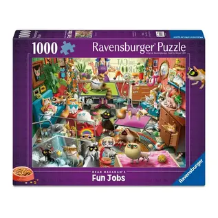 Ravensburger 1000pc Puzzle - MacAdam the Cat Groomer