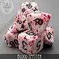 Foam Brain Dice - Poly 7 Blood Splatter RPG Set