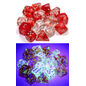Chessex Dice: D6 12mm 36ct - Nebula Red/Silver
