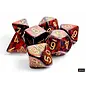 Chessex Dice: 7ct Mega-Hedral - Scarab Blue Blood / Gold