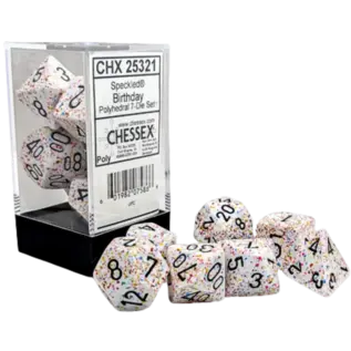 Chessex Dice: Speckled Birthday  Poly Set (7)