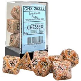 Chessex Dice - Speckled Rust  Poly Set (7)