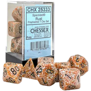 Chessex Dice - Speckled Rust  Poly Set (7)