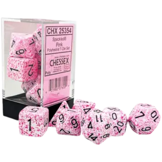 Chessex Dice - Speckled Pink   Poly Set (7)