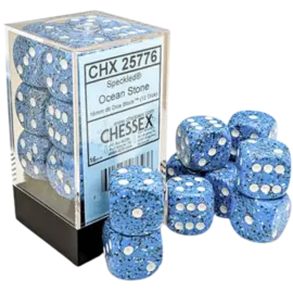 Chessex Dice - D6 16mm Speckled Stone (12)
