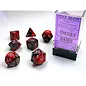 Chessex Dice - Gemini: Poly Purple Red / Gold (7)