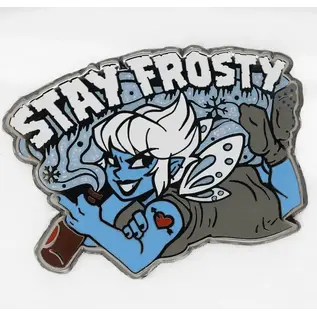 Foam Brain Dungeon Crawler Carl Enamel Pin - Stay Frosty