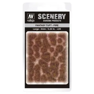 Vallejo Vallejo Scenery: Fantasy Tufts - Fire Large