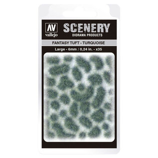 Vallejo Vallejo Scenery: Fantasy Tufts - Turquoise Large