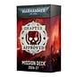 Games Workshop Warhammer 40K: Chapter Approved Mission Deck - 11th Edition