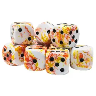 Chessex Dice: 16mm D6 - Sunrise