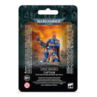 Games Workshop Warhammer 40K: Space Marines - Captain in Gravis Armour w/ Master Crafted Heavy Bolter