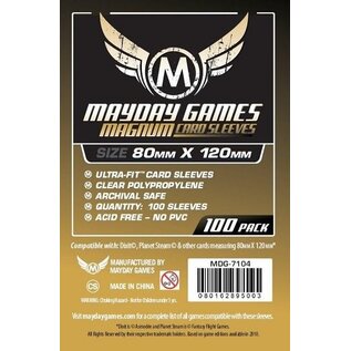 Mayday Games Mayday Games Card Sleeves: Magnum Gold - 80x120mm (100)