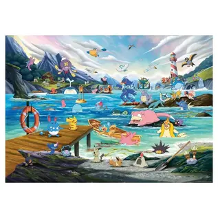 Ravensburger Pokemon Breakout Vaporeon 1000pc Puzzle