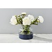 Navy Colorblock Flower Vase