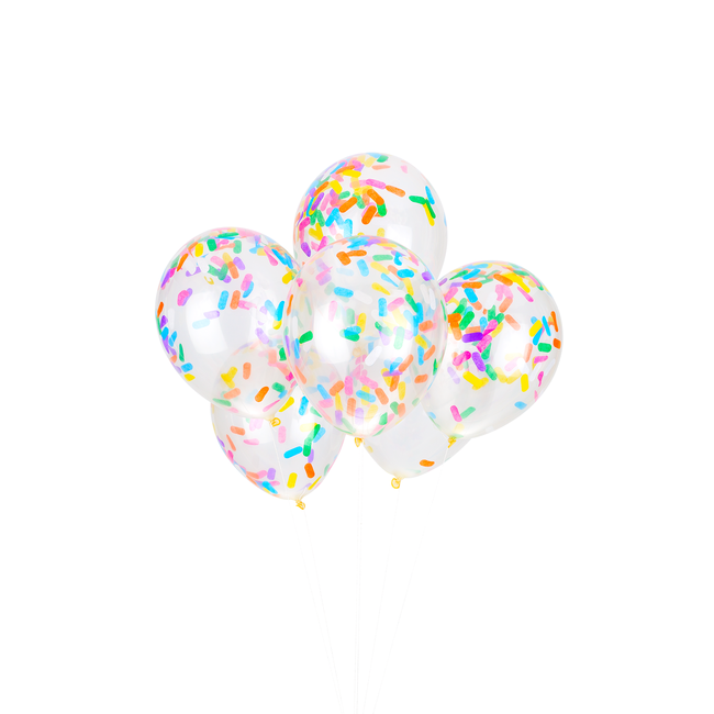 studio pep Ice Cream Sprinkles Classic Confetti Balloons