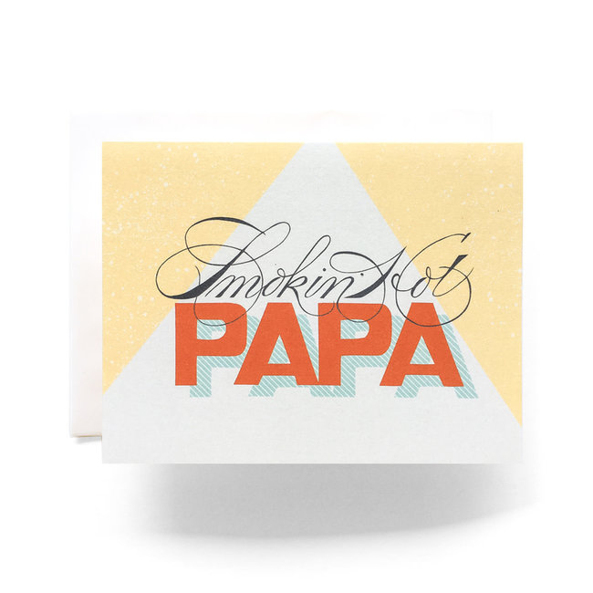 Smokin' Hot Papa Card