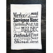 Wine Typography Tea Towel