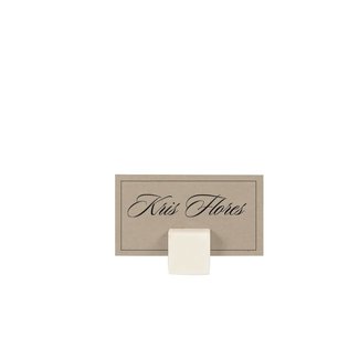 Marble Cube Placecard Holder