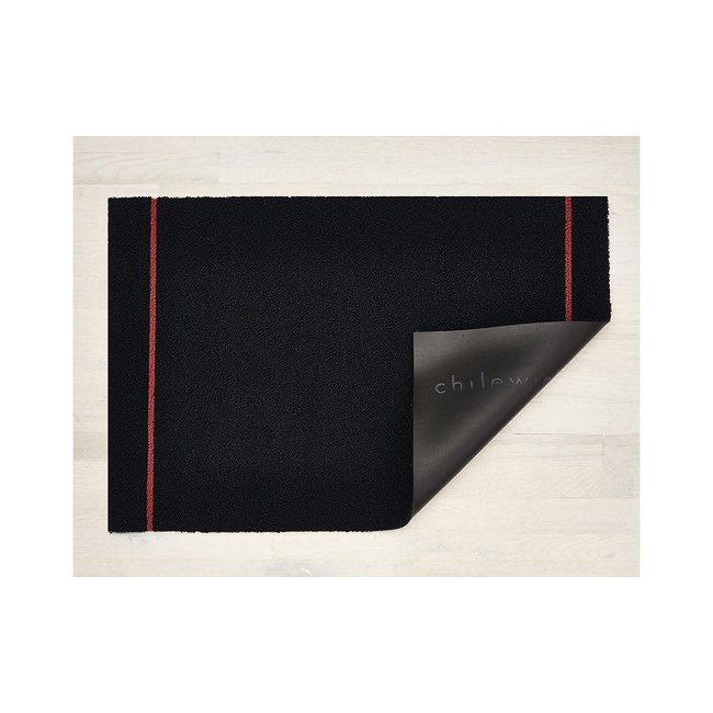 Simple Stripe Doormat Navy/Coral