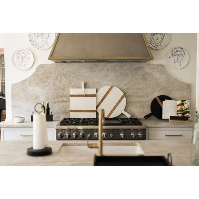 White Mod Rectangular Board - med