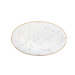 Carrara White Marble Oval Platter Large
