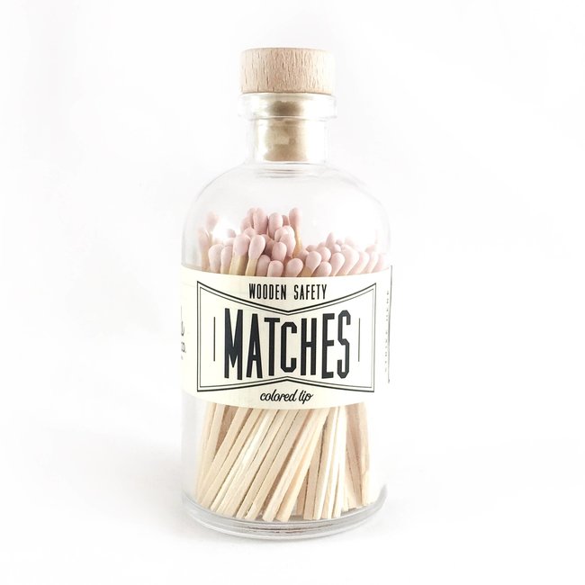 made market co. Vintage Apothecary Wood Top Matches- Light Pink