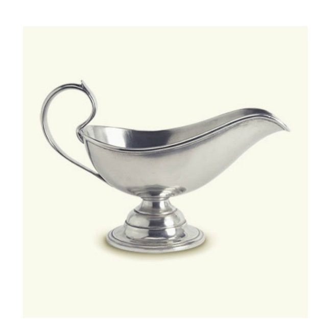 Match MATCH Pewter Gravy Boat, Medium
