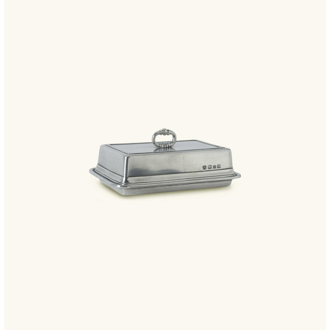 Match MATCH Pewter Double Butter Dish with Cover
