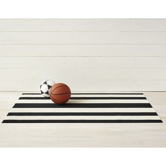 Bold Stripe Big Mat Black & White 36x60