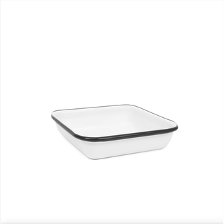 Mini Square Tray - Black Rim