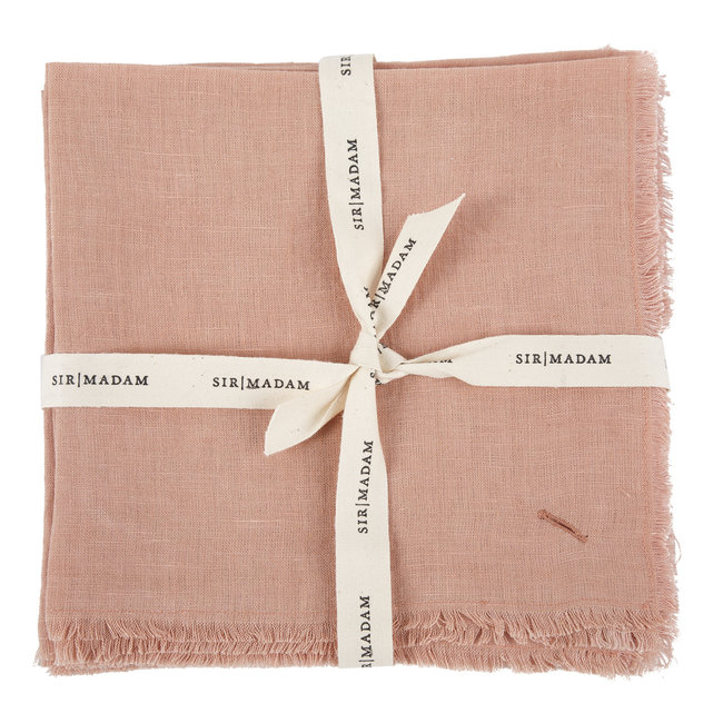 Solid Linen Napkin Salmon