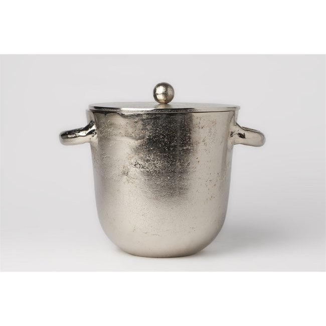 Large Aluminum Ice Bucket Nickel