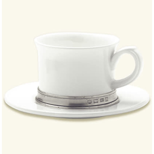 Arte Italica Tuscan Espresso Cup & Saucer with Spoon