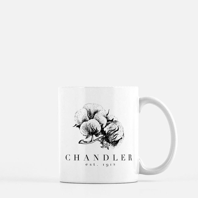 border & brown Chandler Signature Mug