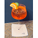 Angled Crystal Amaro Spritz Glass