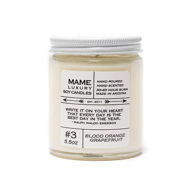 MAME Blood Orange Grapefruit Candle