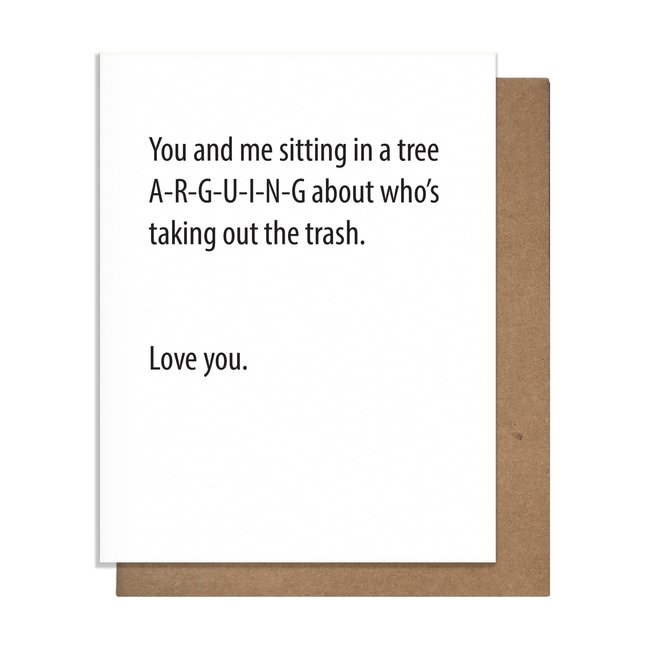 Arguing - Love Card