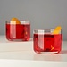 Crystal negroni glass