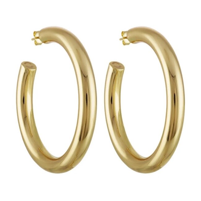 machete 2" Perfect Hoops in Gold