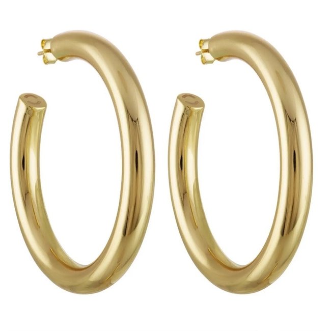 machete 2.5" Perfect Hoops in Gold
