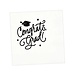 Congrats, Grad! | Napkin White