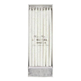 Meri Meri Silver Glitter Birthday Candles