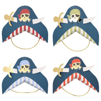 Blue Pirate Party Hats