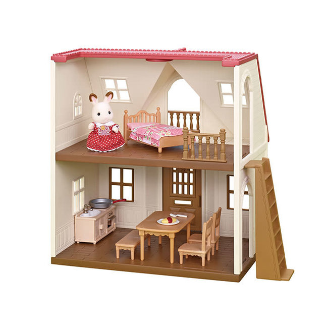 Calico Critters Red Roof Cozy Cottage Starter Home